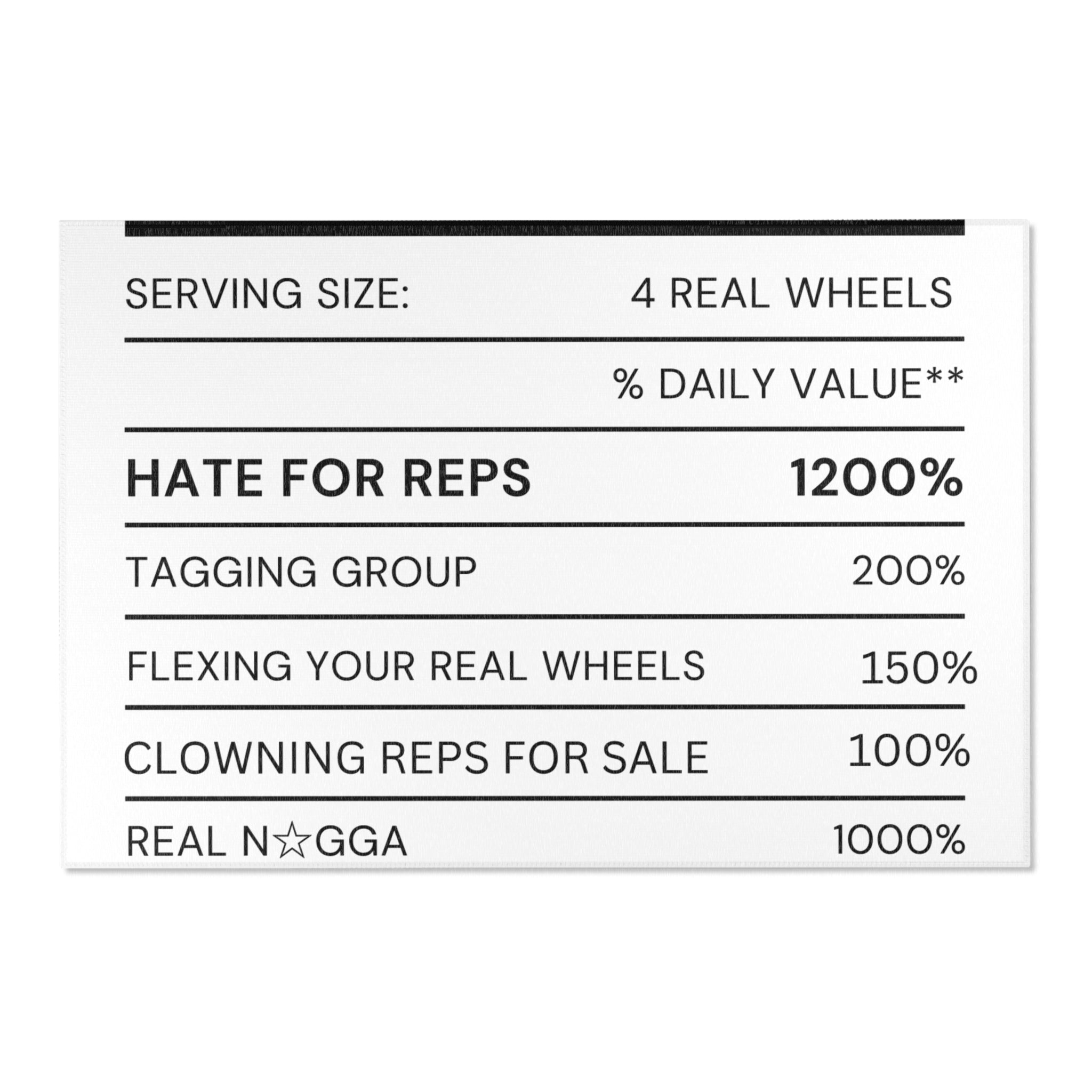 TNORY FACTS RUG