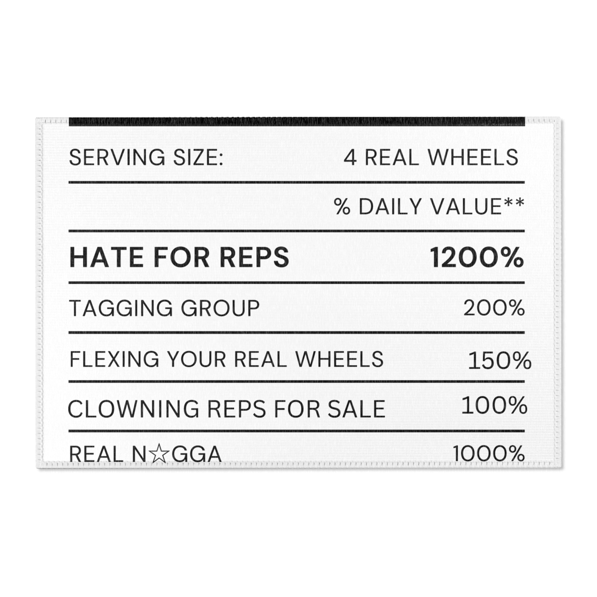 TNORY FACTS RUG